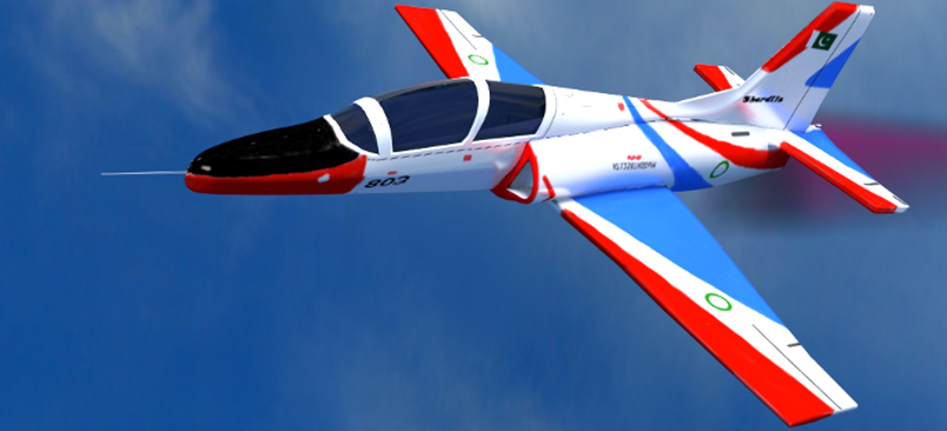 3d Model Of K-8 Jet