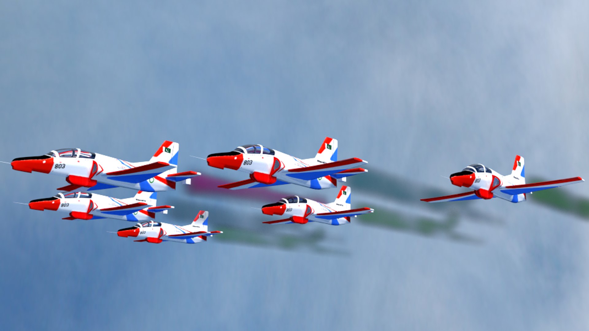 3d Model Of K-8 Jet