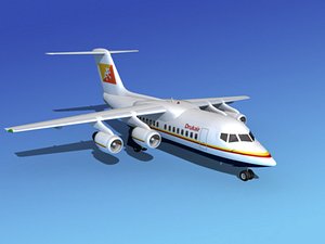 3d turbines bae 146 model