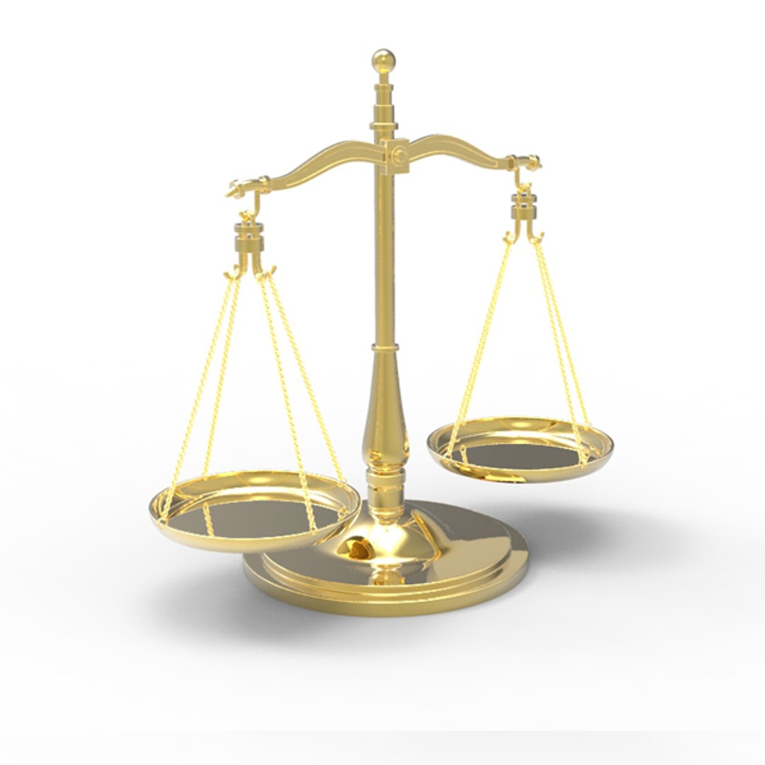 Scale Justice 3d Model