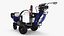 3D model Cold Paint Road Marking Machine Rigged