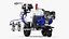 3D model Cold Paint Road Marking Machine Rigged