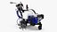 3D model Cold Paint Road Marking Machine Rigged