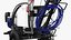 3D model Cold Paint Road Marking Machine Rigged