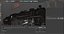 Vintage Steam Locomotive ATSF 3415 Rigged for Cinema 4D