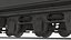 Vintage Steam Locomotive ATSF 3415 Rigged for Cinema 4D