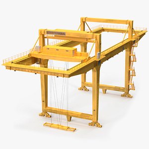 Rail Mounted Gantry Crane Rigged for Cinema 4D
