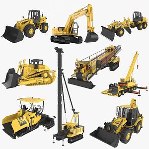 Heavy Construction Machinery Equipment Industrial 9 in 1