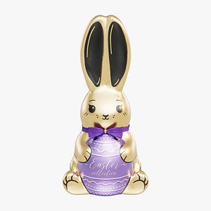 chocolate foil bunny 3D model