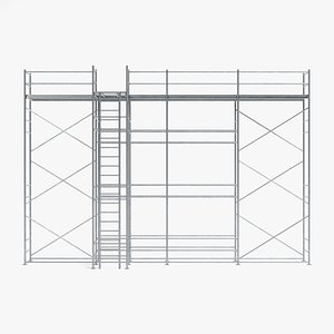 scaffolding pbr model