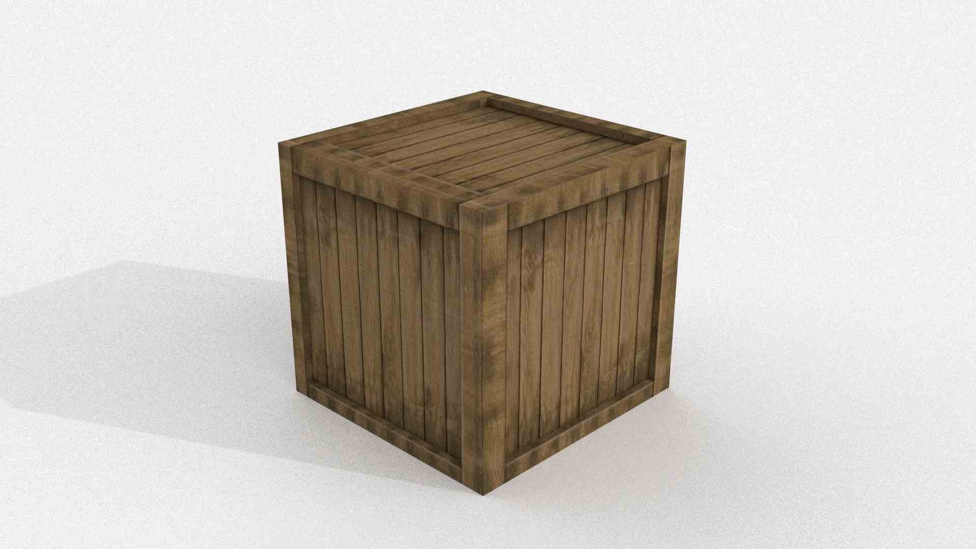 Low-poly Industrial Storage Crate With Frame Model - TurboSquid 2637921