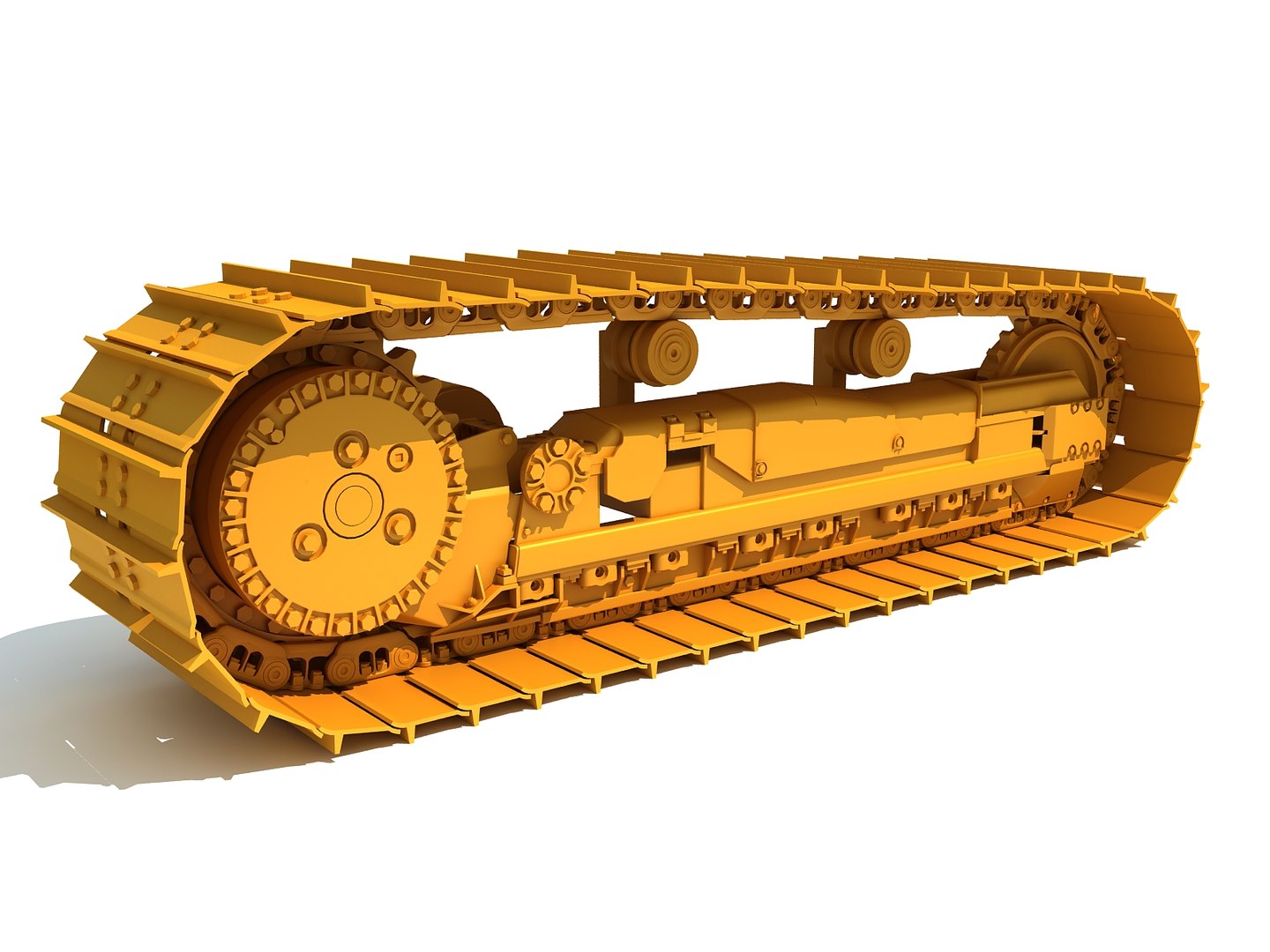 3D Excavator Track TurboSquid 1390249