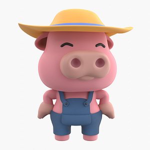 Cute Pig Illustration