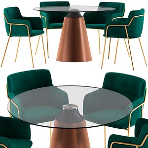 Cult Furniture Harriet Chair and Keys Road Designs Hattie Table