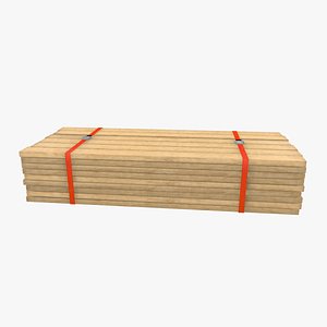 plank stack 3d model