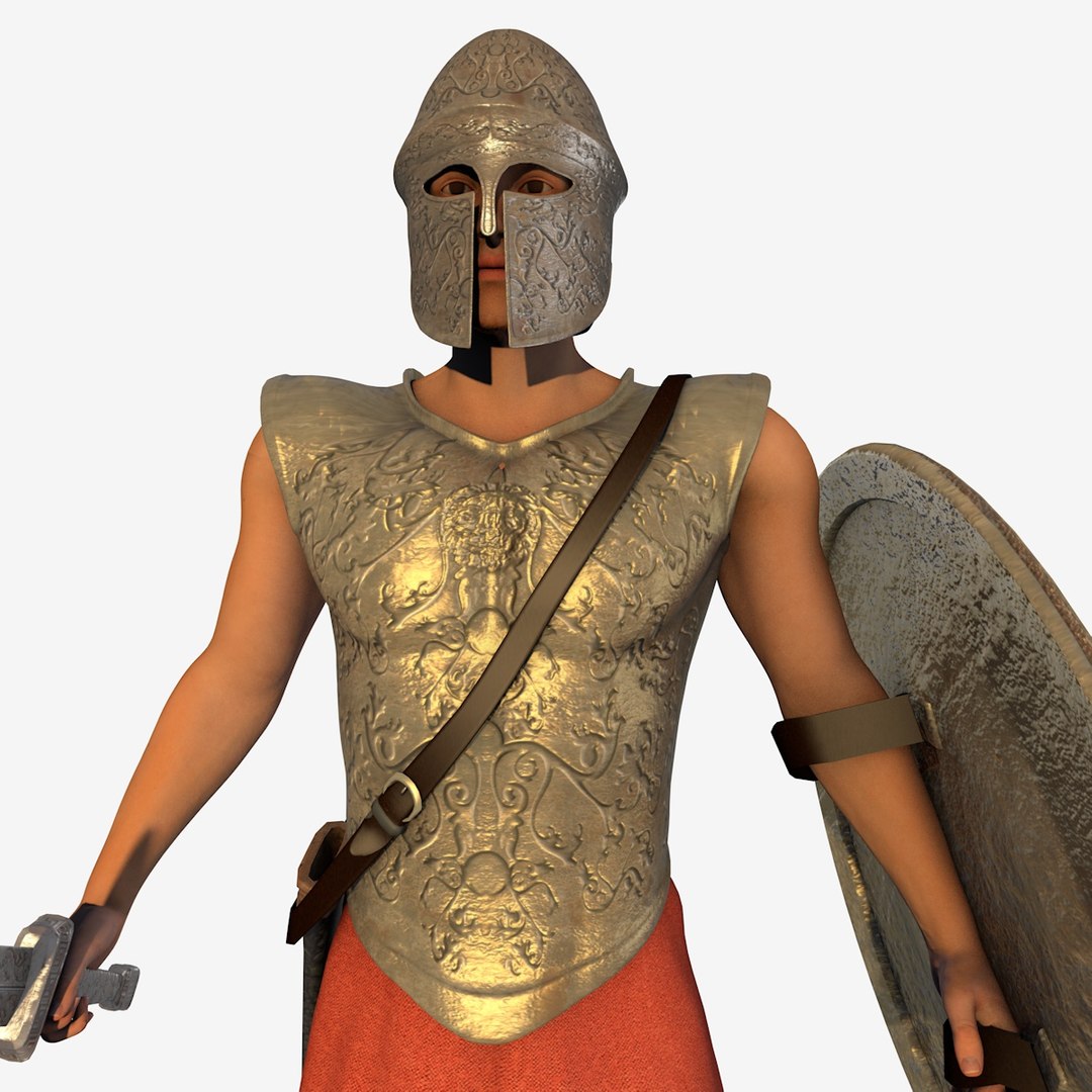 3D Warrior Ancient Model - TurboSquid 1231925