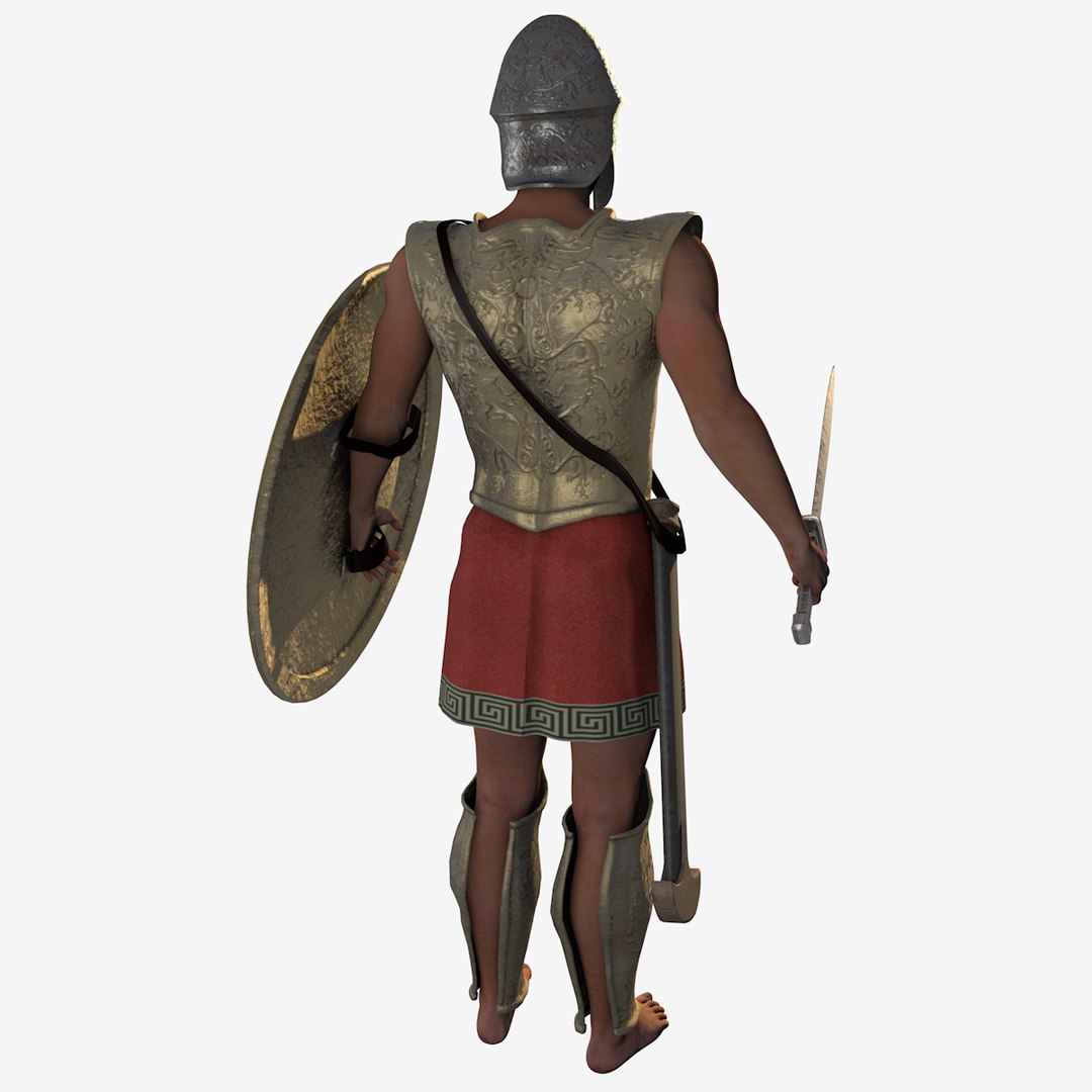 3D Warrior Ancient Model - TurboSquid 1231925