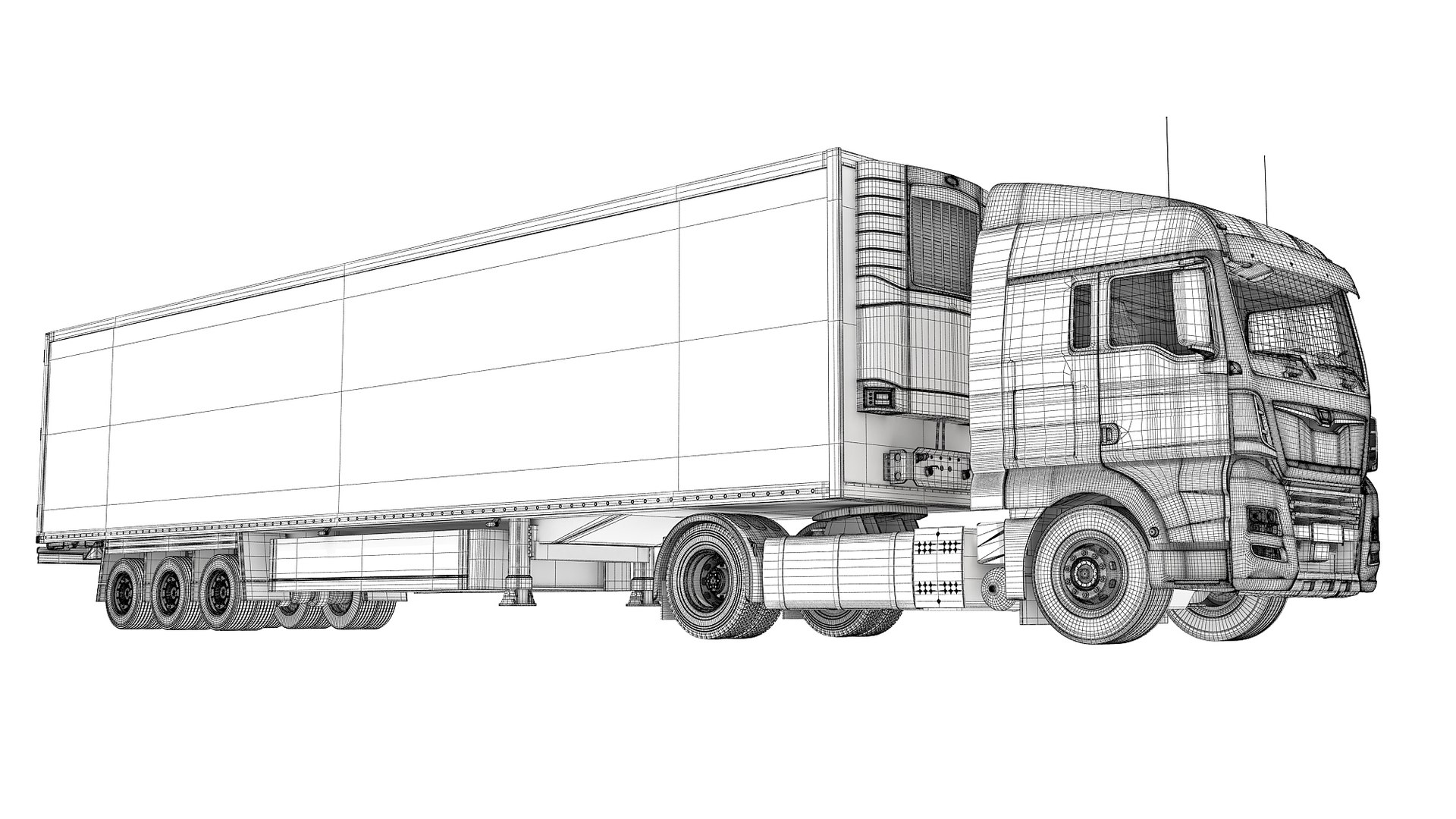 Refrigerator Truck 3D model - TurboSquid 2020119