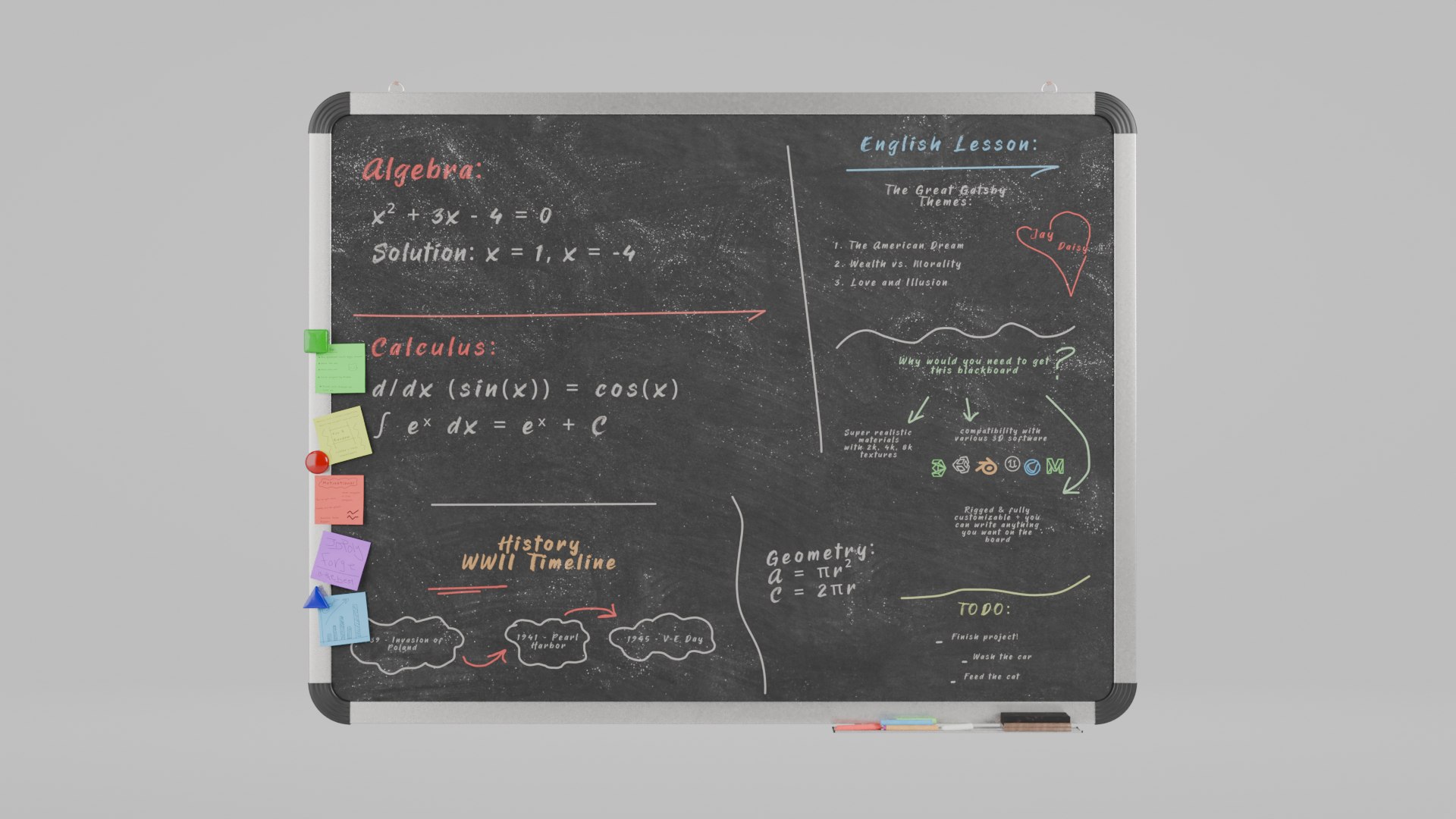 3D Customizable Wall-Mounted Blackboard - Rectangular Metal Writing Board https://p.turbosquid.com/ts-thumb/R0/wDFsjS/4U/r_1/png/1746888626/1920x1080/fit_q87/f1376463f734c287fe098e347b22bb8f1c51df3f/r_1.jpg
