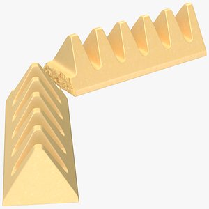 White Chocolate Broken Bar model