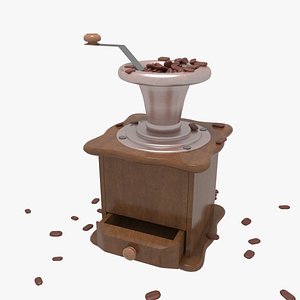 3D Manual coffee grinder