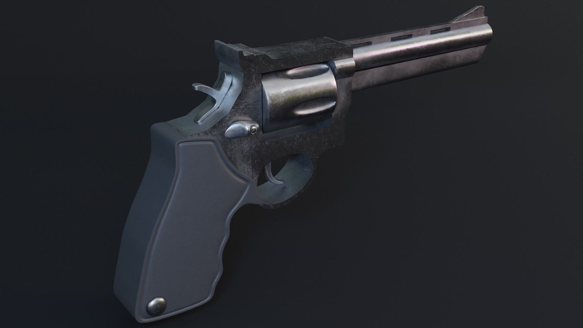 3D Revolver Game Ready Low Poly PBR 3D Model - TurboSquid 2183566