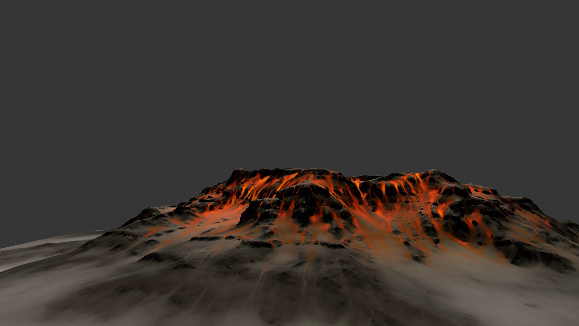 Volcano Model - TurboSquid 1243570