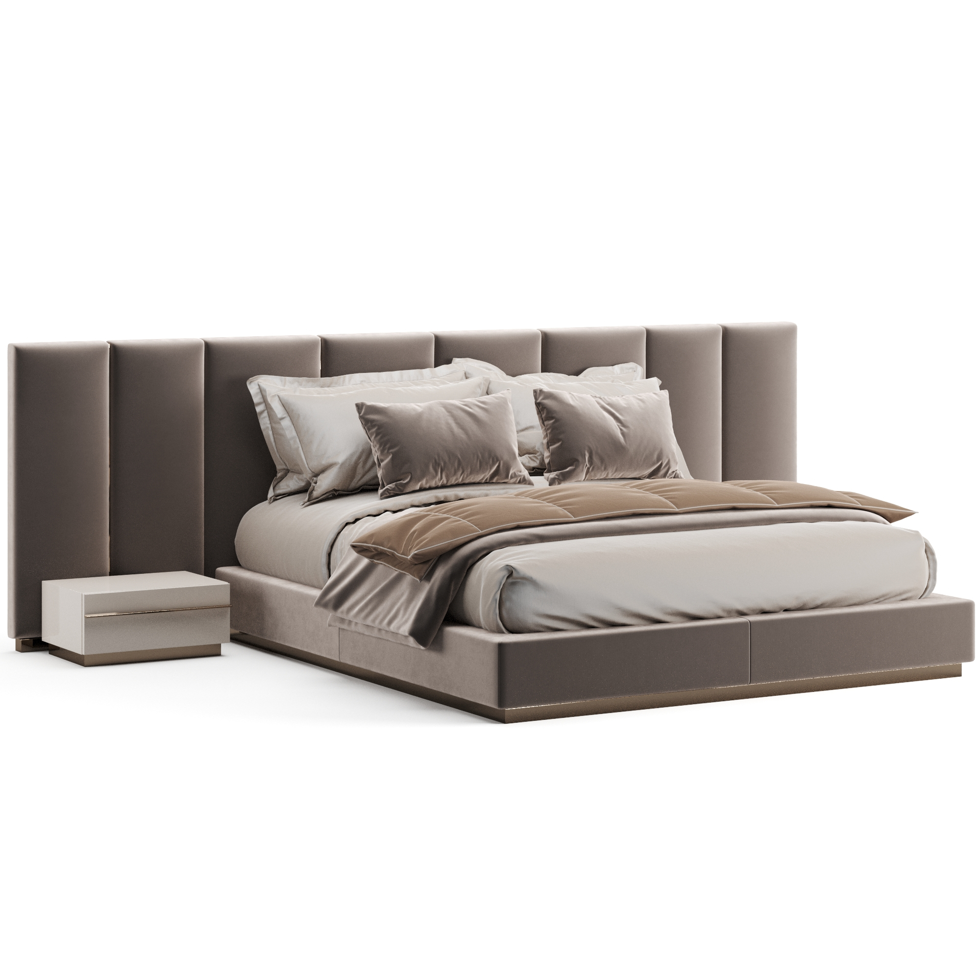 3D Fendi Casa Delano Bed - TurboSquid 1720139