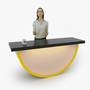 Half-Round Table in the Studio 3D