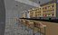 3D Restaurant rendering and 3D model