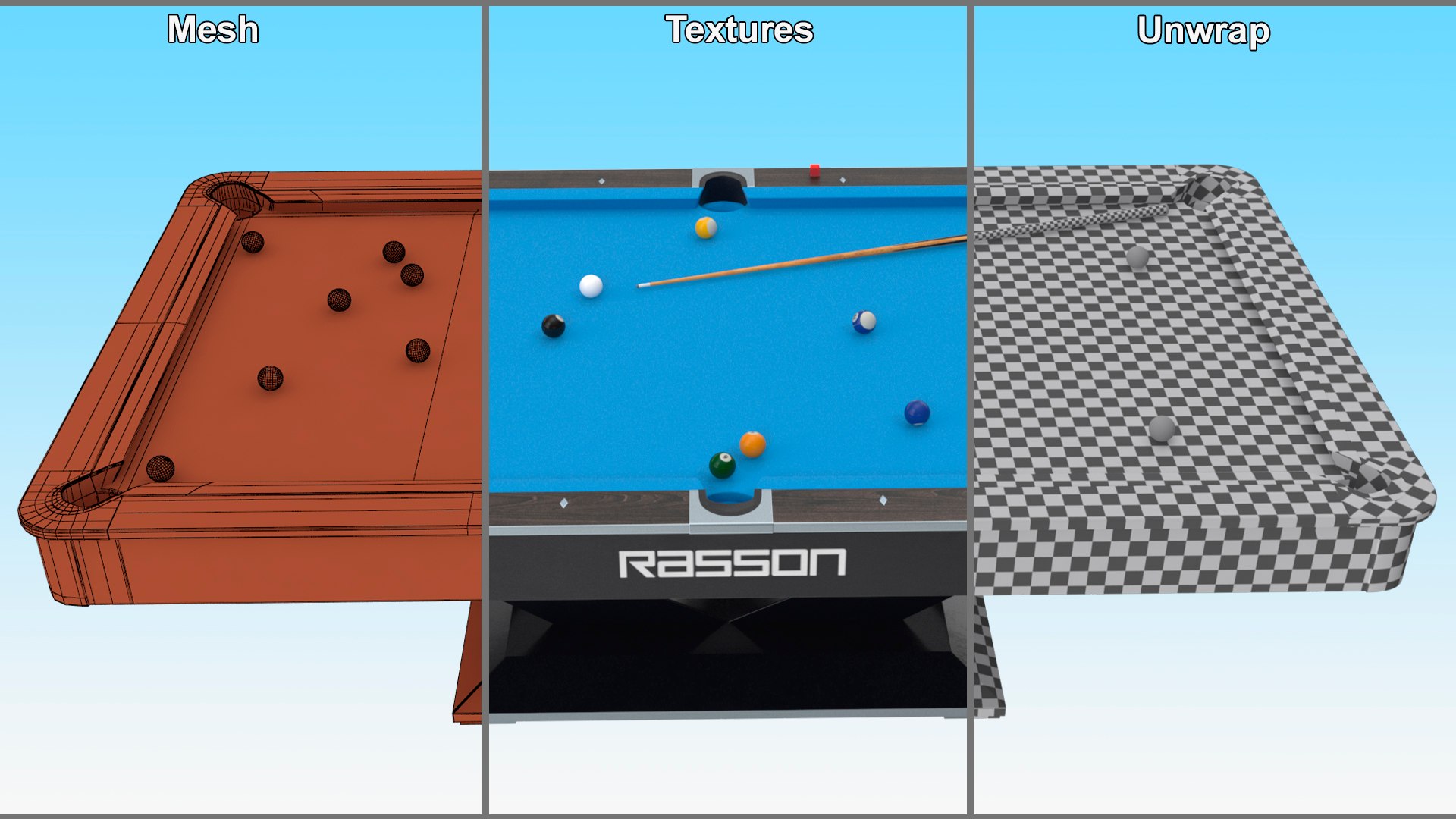 3D American Pool Blue Table Rasson with Balls and Cue https://p.turbosquid.com/ts-thumb/R1/4YIQen/G9/americanpoolbluetablerassonwithballsandcue3dsmodel023/jpg/1707228928/1920x1080/fit_q87/ebf63b689dd12faeaf904dcf1ec15465f956f49e/americanpoolbluetablerassonwithballsandcue3dsmodel023.jpg
