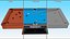American Pool Blue Table Rasson with Balls and Cue