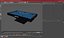 American Pool Blue Table Rasson with Balls and Cue