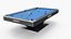 American Pool Blue Table Rasson with Balls and Cue