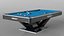 American Pool Blue Table Rasson with Balls and Cue