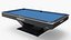 American Pool Blue Table Rasson with Balls and Cue
