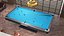 American Pool Blue Table Rasson with Balls and Cue