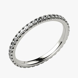 Diamonds Circle Fashion Gold Ring