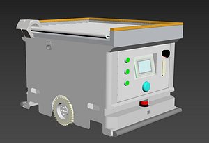 AGV carriage car of belt roller conveyor