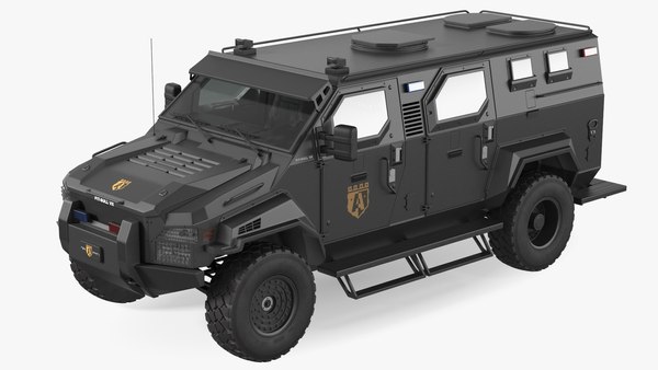 3D armored swat truck pit-bull model - TurboSquid 1488246