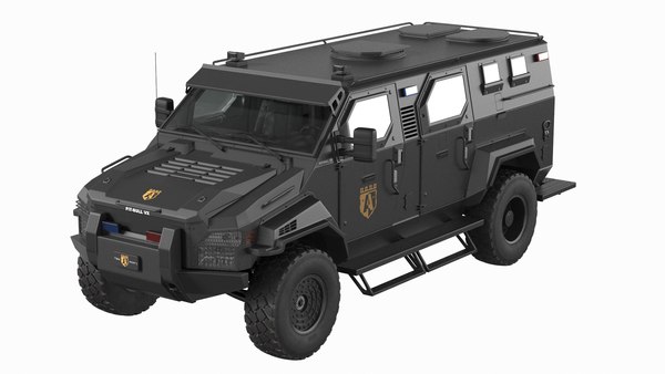 3D armored swat truck pit-bull model - TurboSquid 1488246