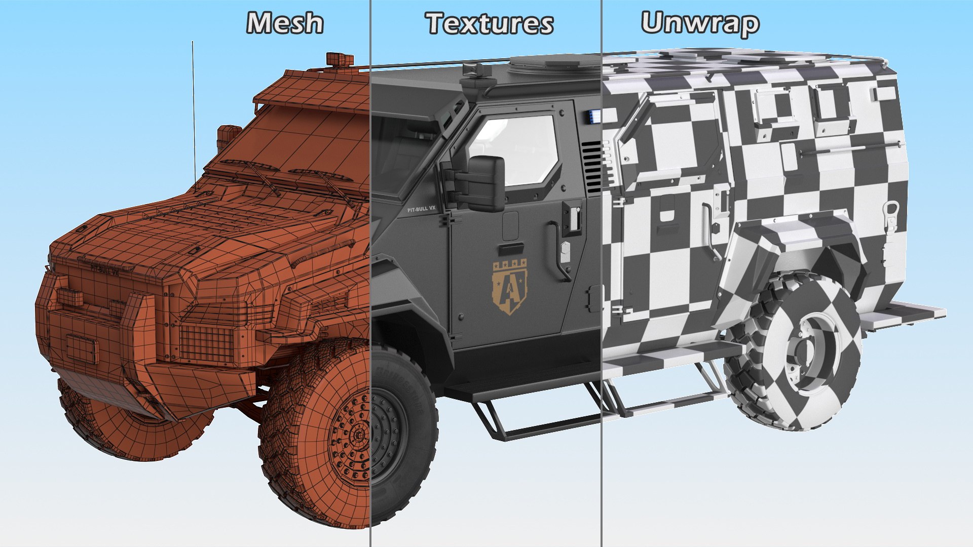 3D armored swat truck pit-bull model https://p.turbosquid.com/ts-thumb/R1/80JjWg/sL/armored_swat_truck_pitbull_vx_026/jpg/1631111030/1920x1080/fit_q87/f3e7977da5b3455a97c7c1e134fd655c527591aa/armored_swat_truck_pitbull_vx_026.jpg