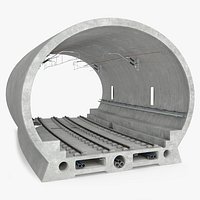 Railway Subway Cross Section Bend