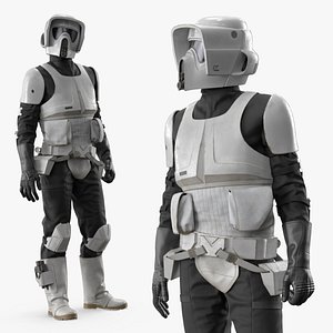 Star Wars Scout Trooper Used Rigged model