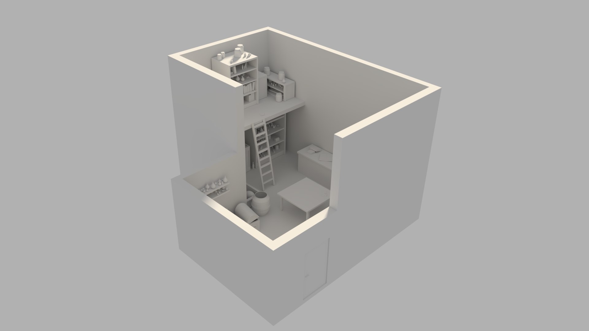 Cottage Lab 3D Model - TurboSquid 2002650