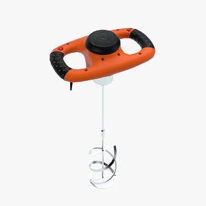 Construction Hand Mixer Lowpoly