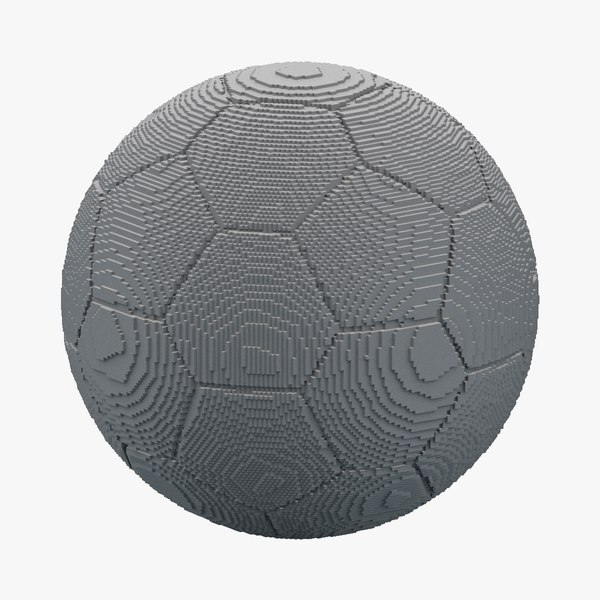 Voxel Soccer Ball model