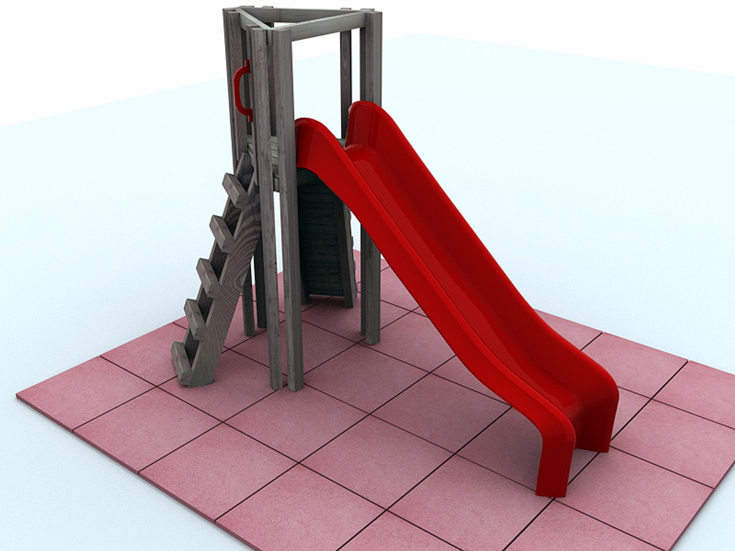 Playground Slide 3d Model