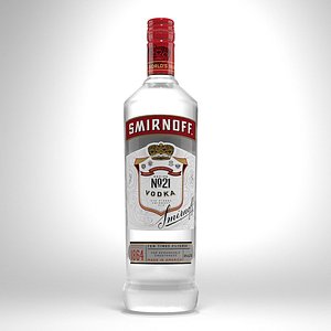 Smirnoff Vodka Bottle