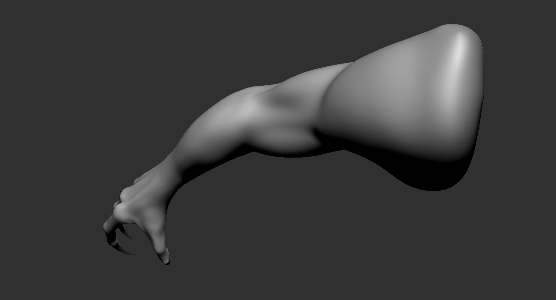 Creature muscular arm 2019 3D model - TurboSquid 1442327